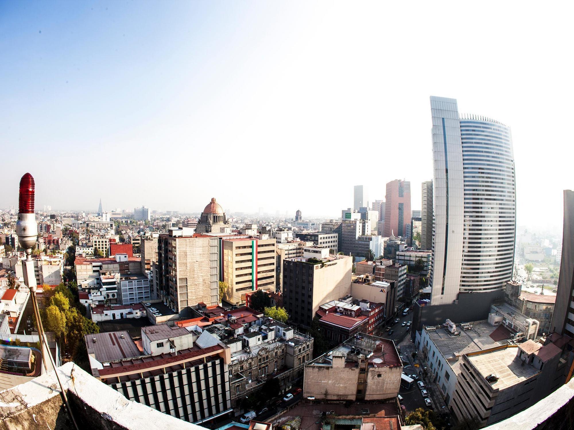 Hotel Plaza Madrid Mexico City Exteriör bild